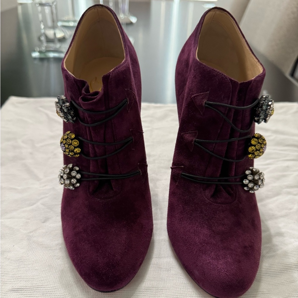 Christian Louboutin Suede Booties